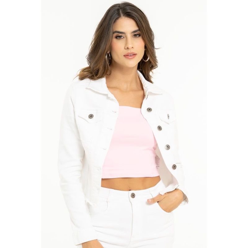 RAGGED - Chaqueta denim blanco Blanco Ragged