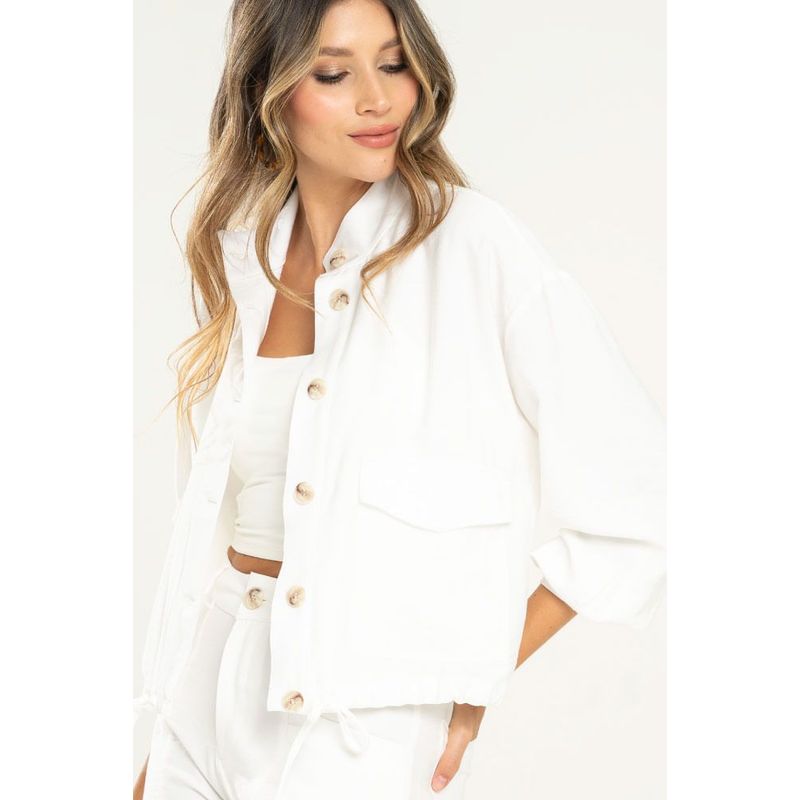RAGGED - Chaqueta bolonia Blanco crudo Ragged