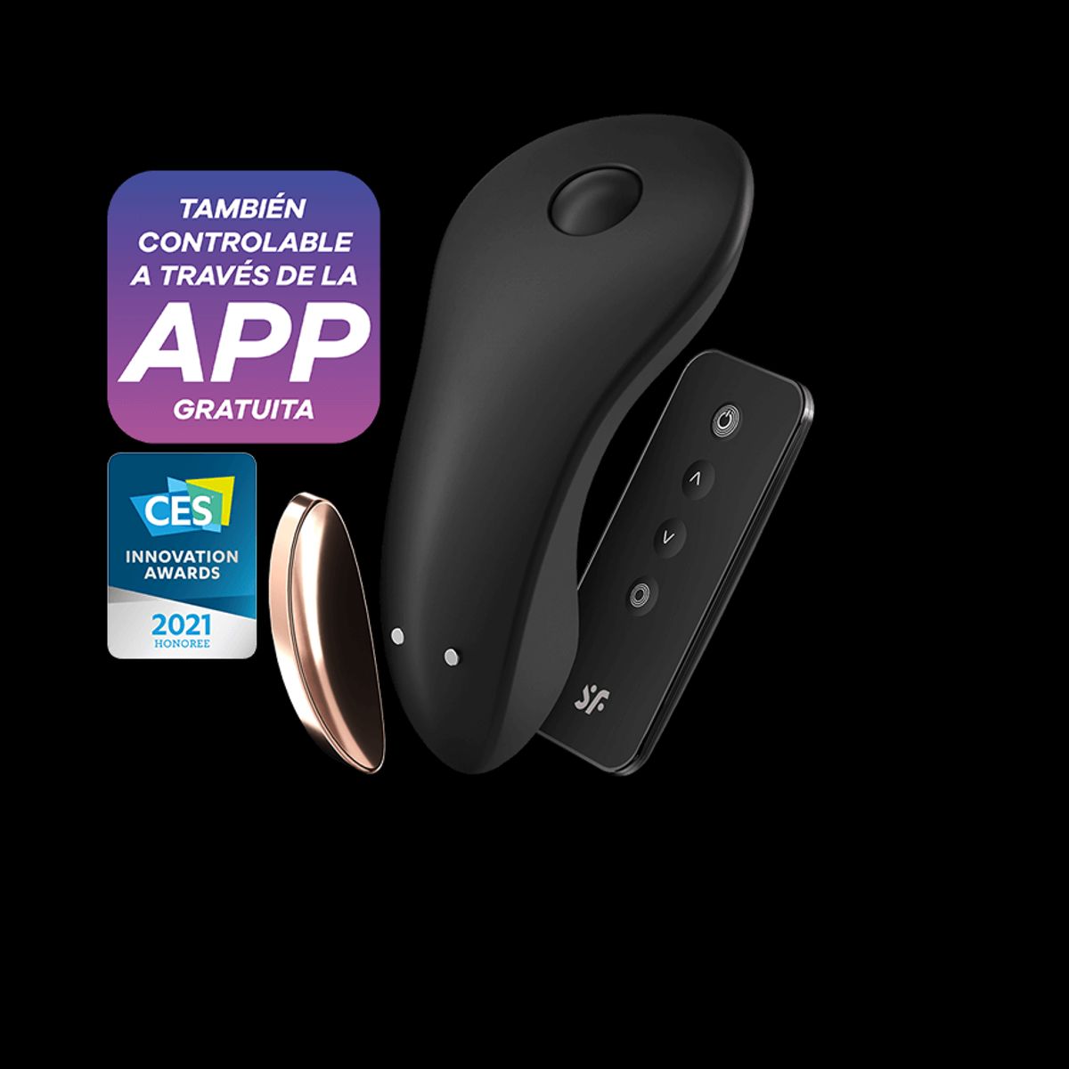 GENERICO - Satisfyer Little Secret Panty Vibrador Estimula Clitoris App