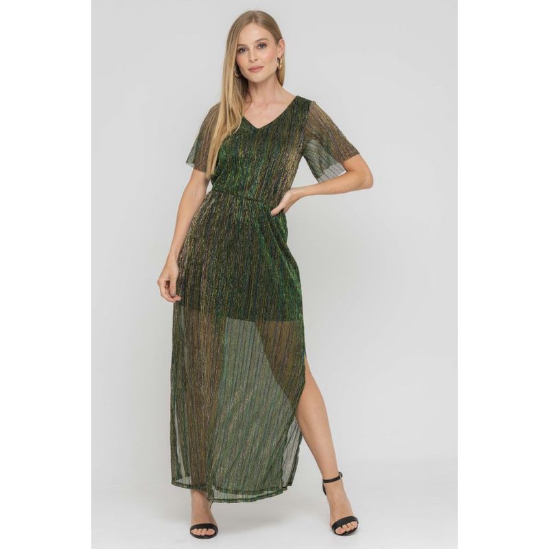 RAGGED - Vestido holiday Verde pasto Ragged