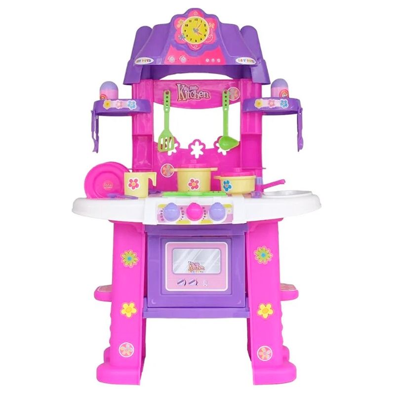 GENERICO - Cocina Infantil Niñas Luces Y Sonido 21pcs Juguete Boytoys
