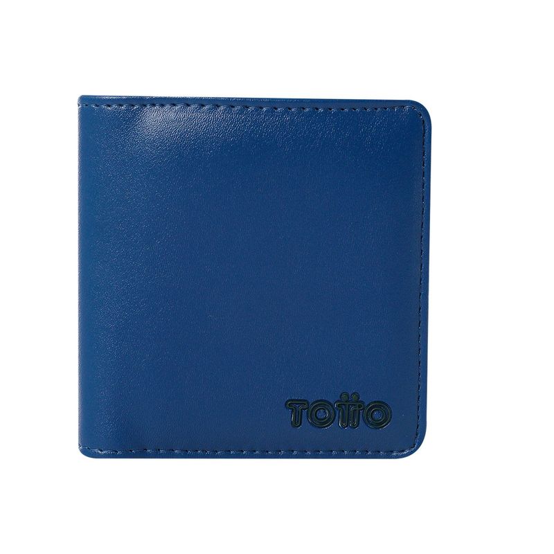 TOTTO - Billetera Para Hombre Due Pequeña Azul