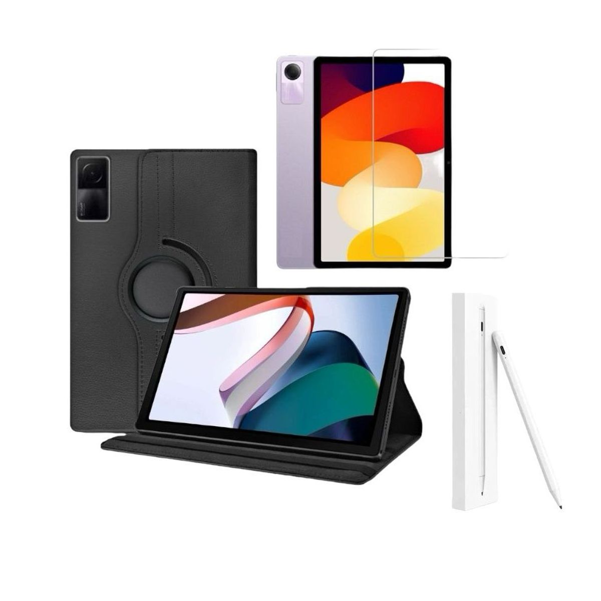 GENERICO - Estuche 360 Para Tablet Xiaomi Pad Se 11 + Pencil + Vidrio