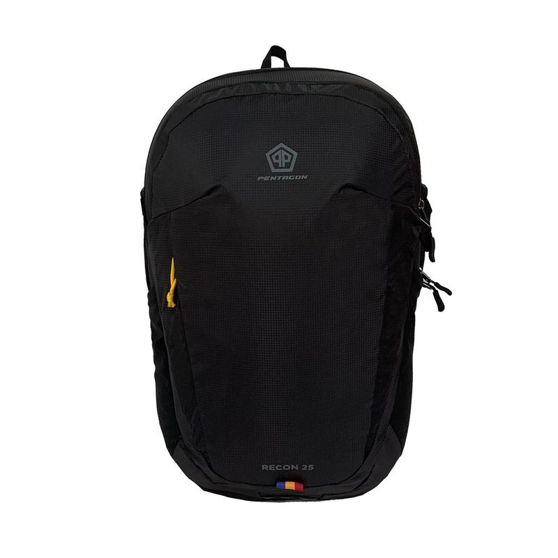 FITNICS - Morral Bolso Camping Senderismo Impermeable 25l - Negro-