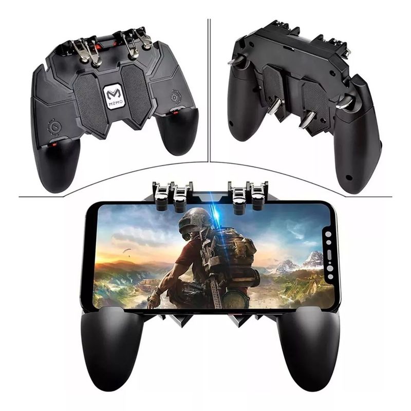 GENERICO - Control Para Celular 4 Gatillos Ak66 Pubg Mobile