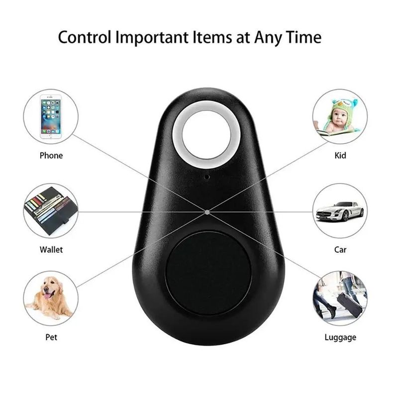GENERICO - Mini GPS Localizador Bluetooth Encuentra Llaves Mascotas