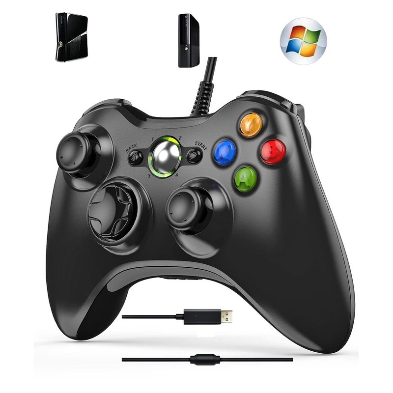 GENERICO - CONTROL XBOX 360 Y PC ALAMBRICO.