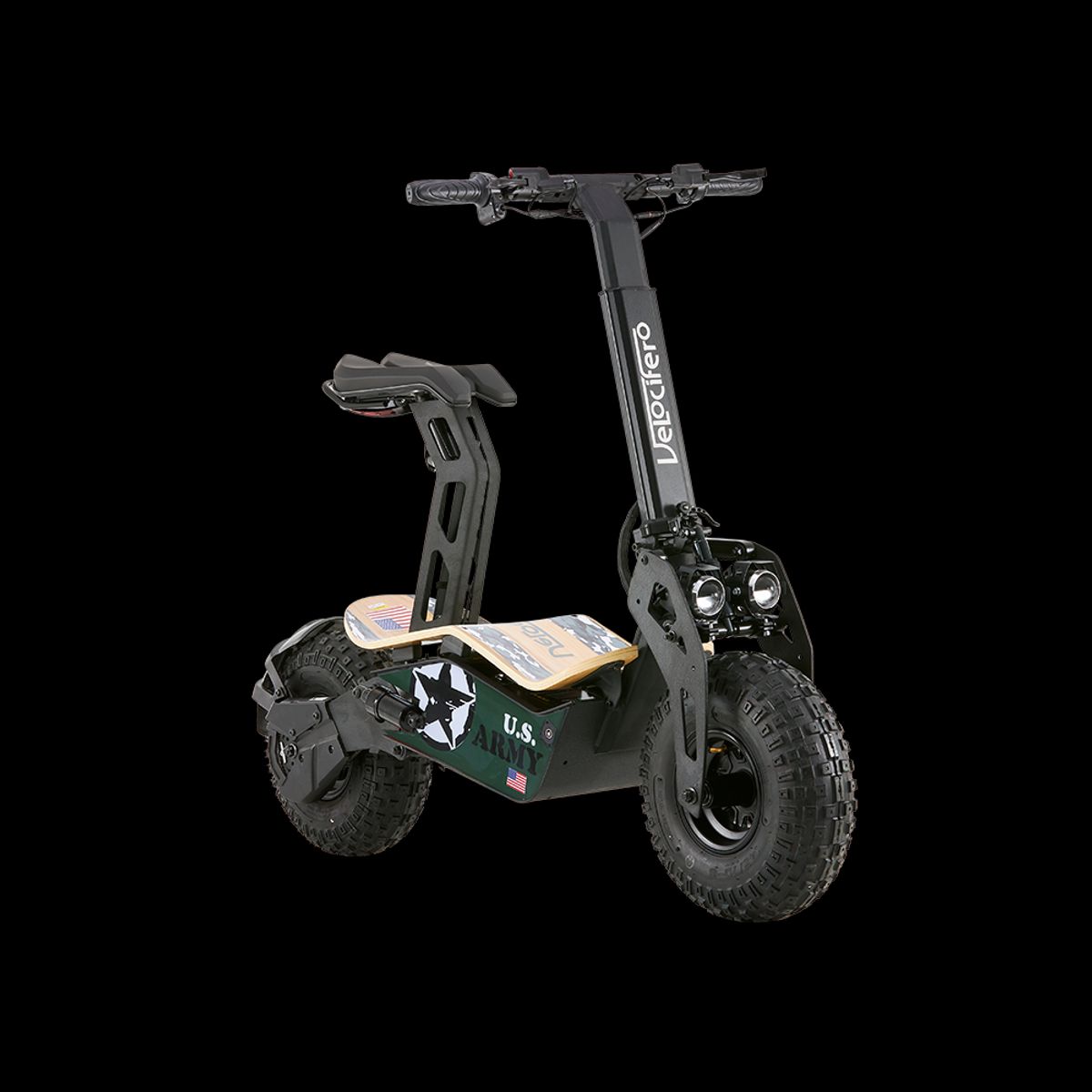 VELOCIFERO - Patineta eléctrica Velocifero 2000w Verde Auteco
