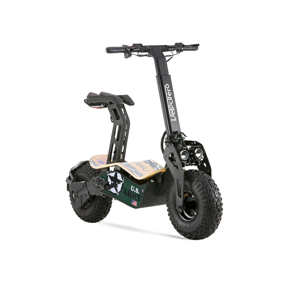 VELOCIFERO - Patineta eléctrica Velocifero 2000w Verde Auteco