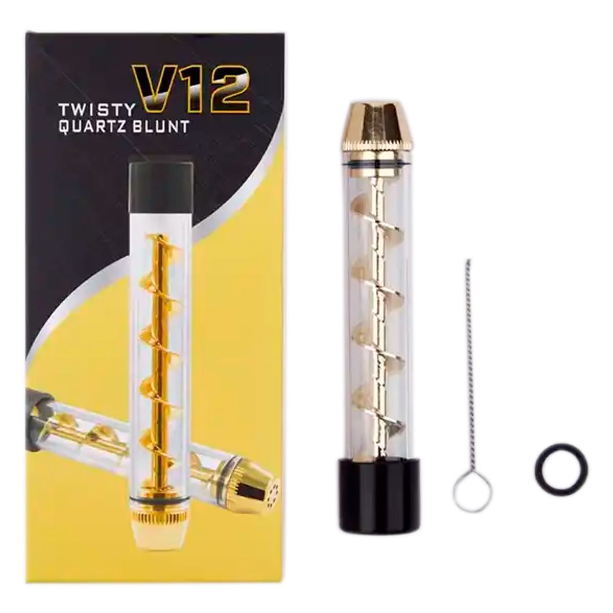 GENERICO - Pipa Giratoria Twisty Glass Blunt Repuestos Set Lujo