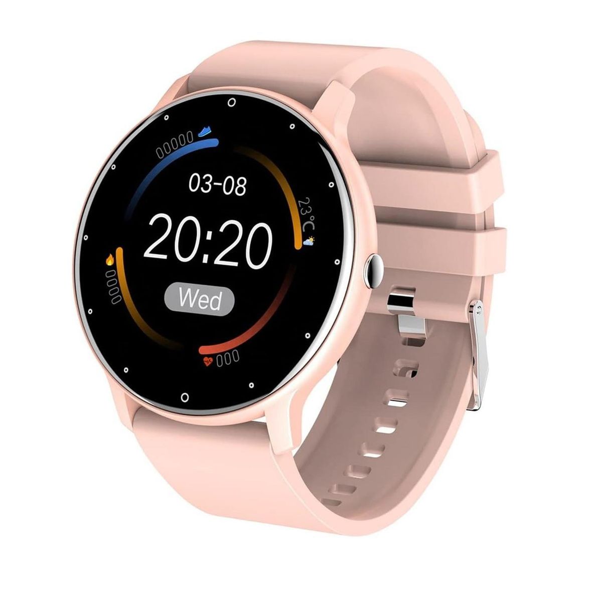 LINKON - Reloj Inteligente Tactil Smartwatch Linkon Android Ios - Rosa