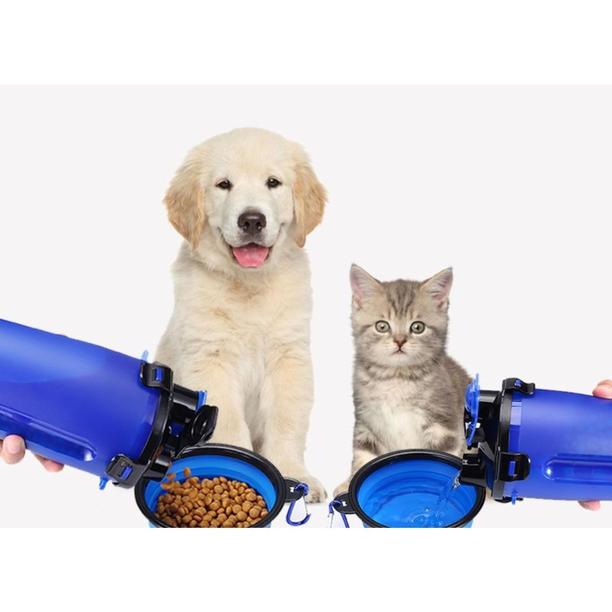 AFM - BEBEDERO Y COMEDERO PORTABLE 2 EN 1