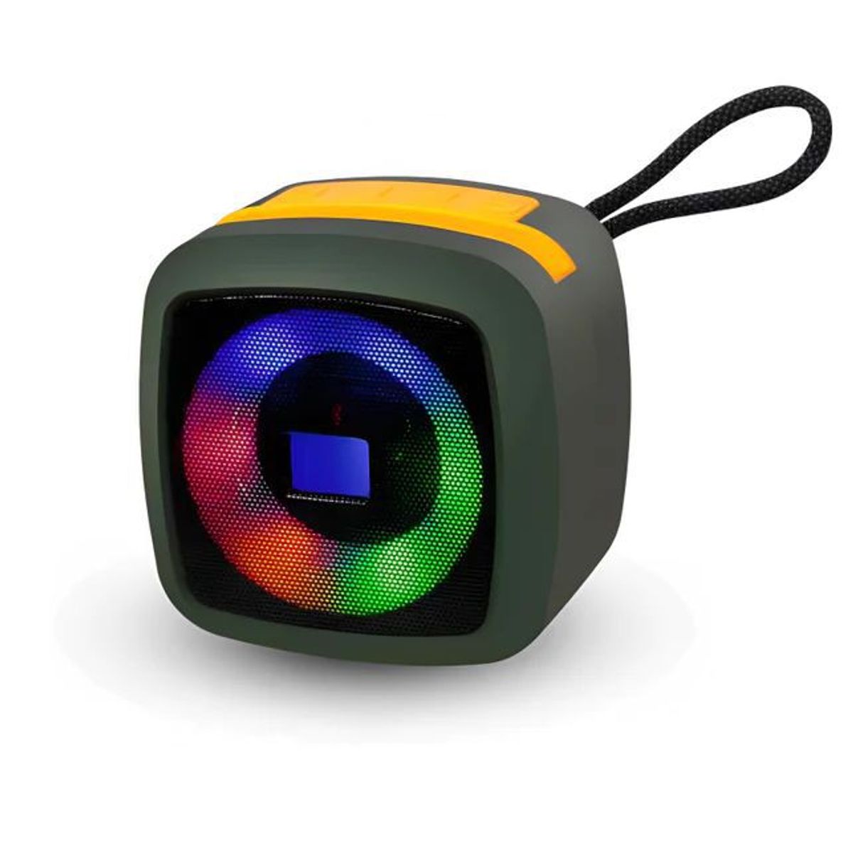 GENERICO - Mini Parlante Portátil Bluetooth Luz Led Porta Celular X911