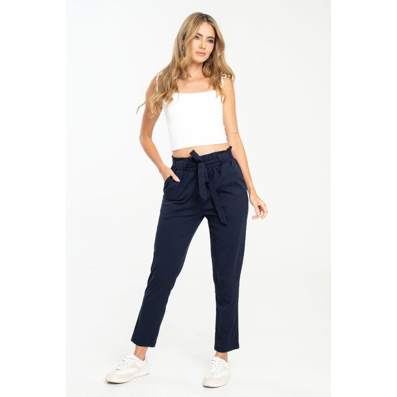 RAGGED - Pantalon harem Azul oscuro Ragged