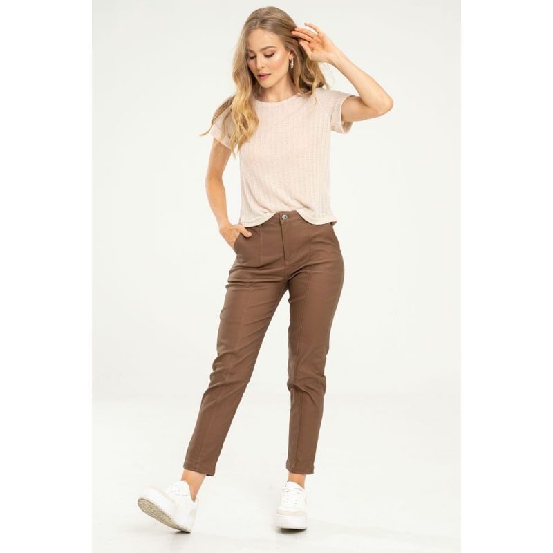 RAGGED - Pantalon slouchy coffe Cafe caramelo Ragged
