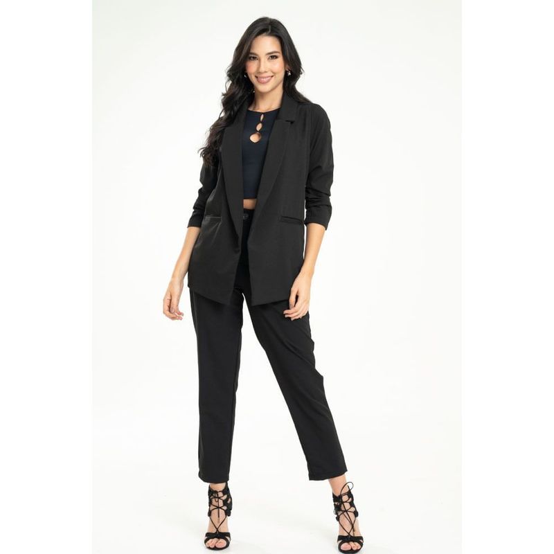 RAGGED - Pantalon leeza Negro Ragged