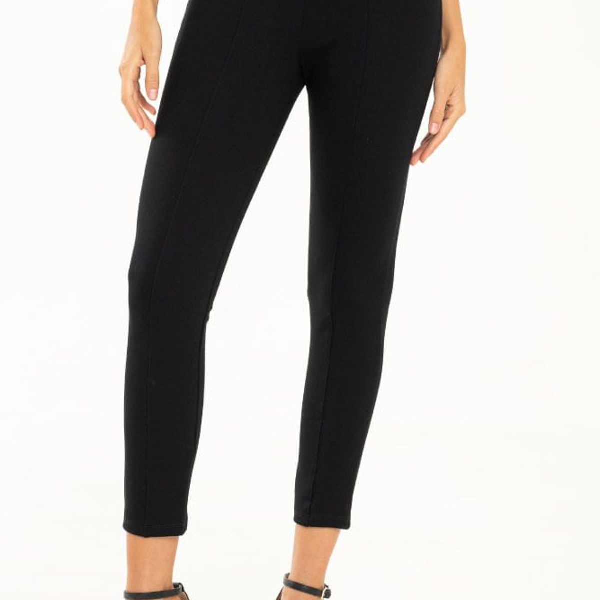 RAGGED - Pantalon corte pierna Negro Ragged