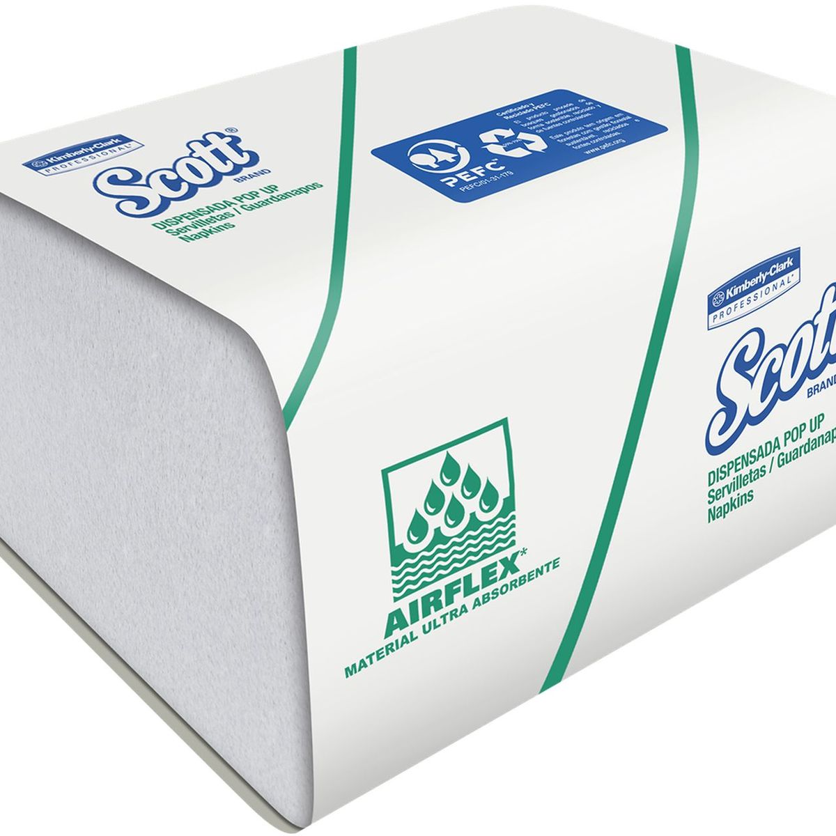 SCOTT - Servilleta Scott POP UP AIRFLEX* Hoja Sencilla Dispensada 1 a 1