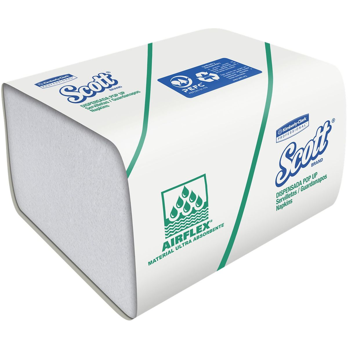 SCOTT - Servilleta Scott POP UP AIRFLEX* Hoja Sencilla Dispensada 1 a 1