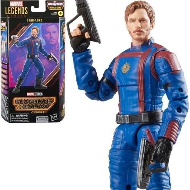 MARVEL - Star Lord Figura Guardians 3 Marvel Legends Hasbro 16 Cm