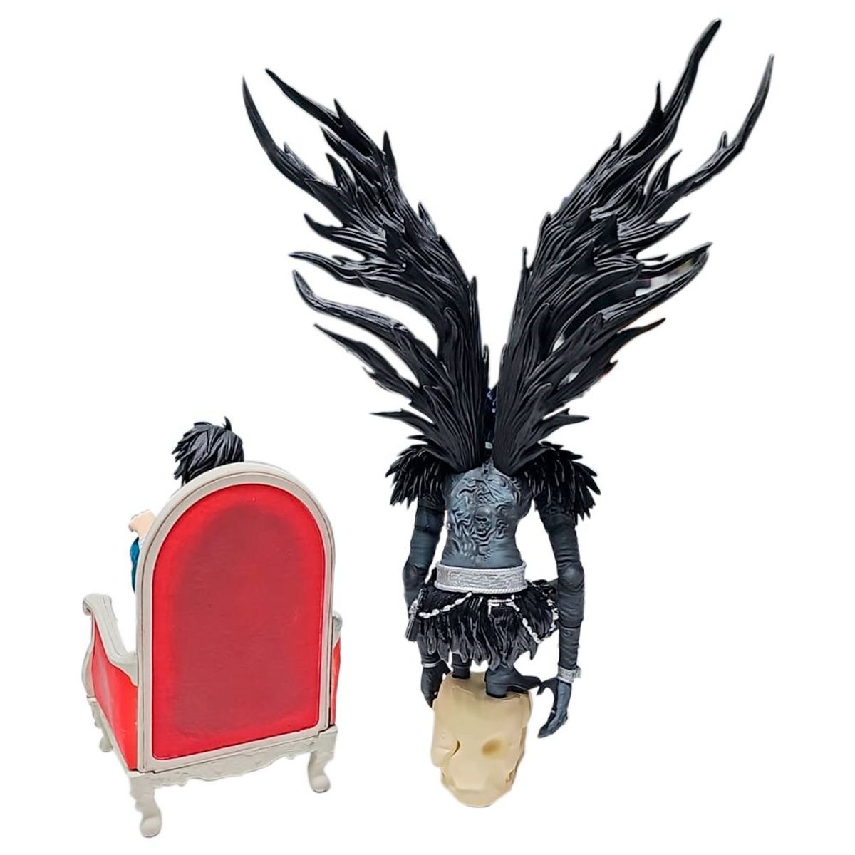 GENERICO - Set Pareja Figuras Shinigami Ryuk  L Death Note 30cm muñeco