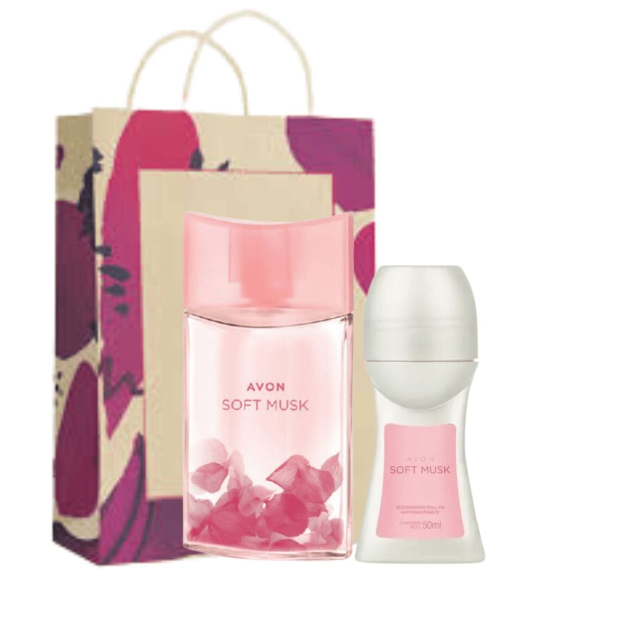 AVON - Perfume Soft Musk Avon 50 ml + desodorante