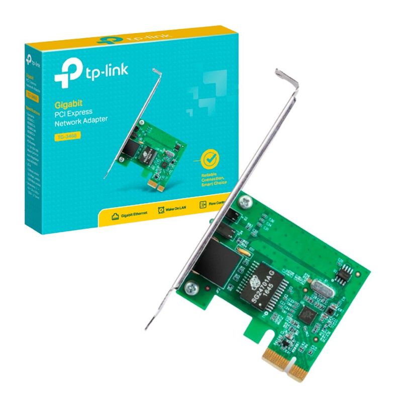 TP LINK - Adaptador De Red Pci Express Gigabit Tp-link Tg-3468 1000mbp