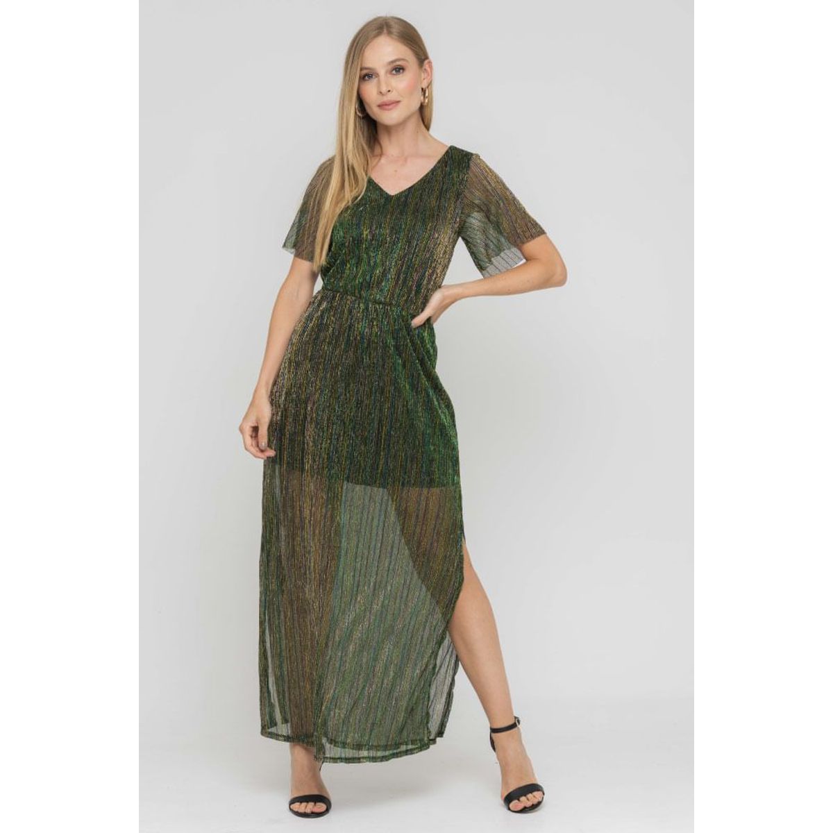 RAGGED - Vestido holiday Verde pasto Ragged
