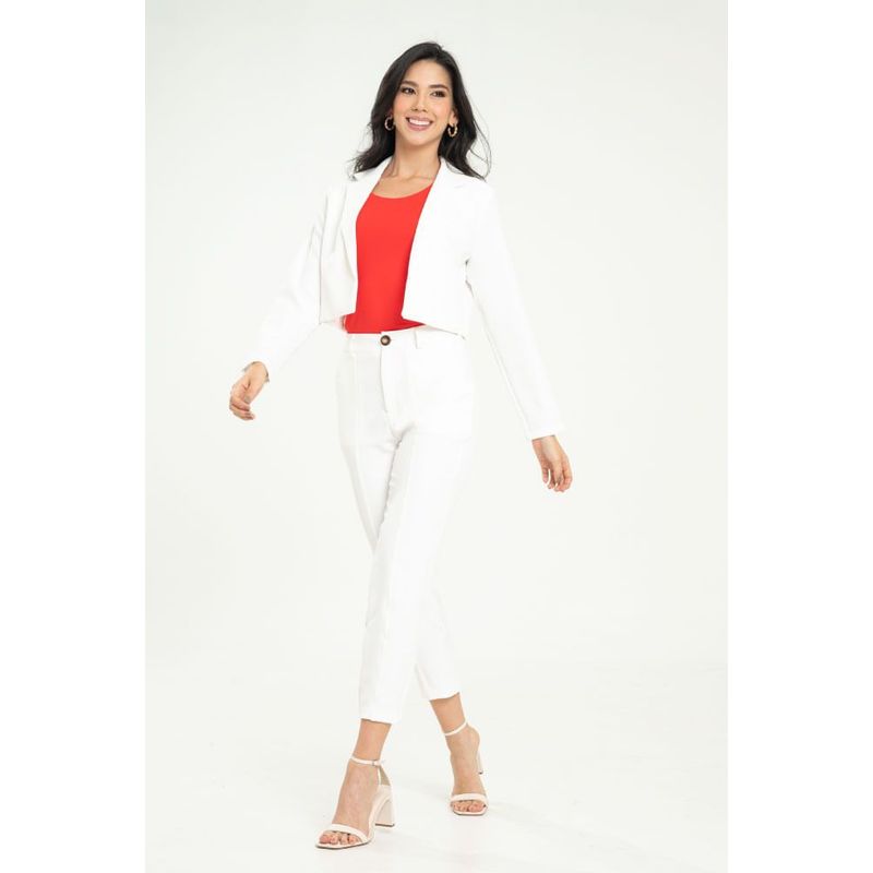 RAGGED - Pantalon austin Blanco crudo Ragged