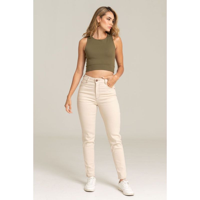 RAGGED - Jeans mom natural denim Beige claro Ragged