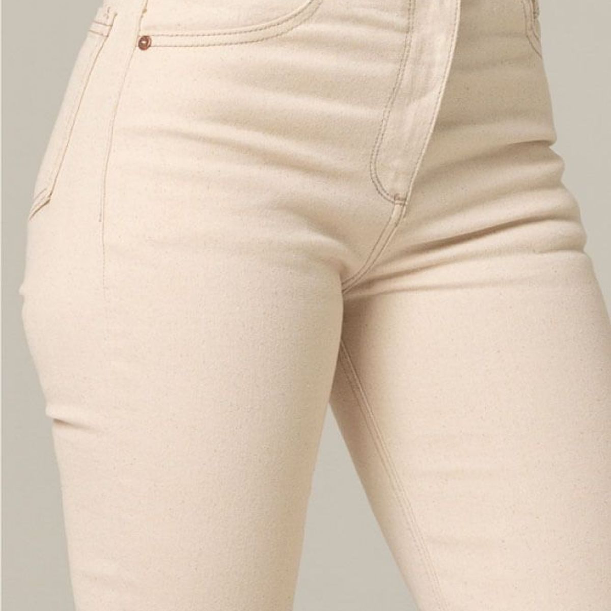 RAGGED - Jeans mom natural denim Beige claro Ragged