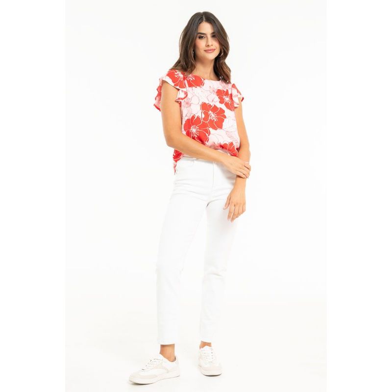 RAGGED - Jeans mom fit blanco Blanco Ragged