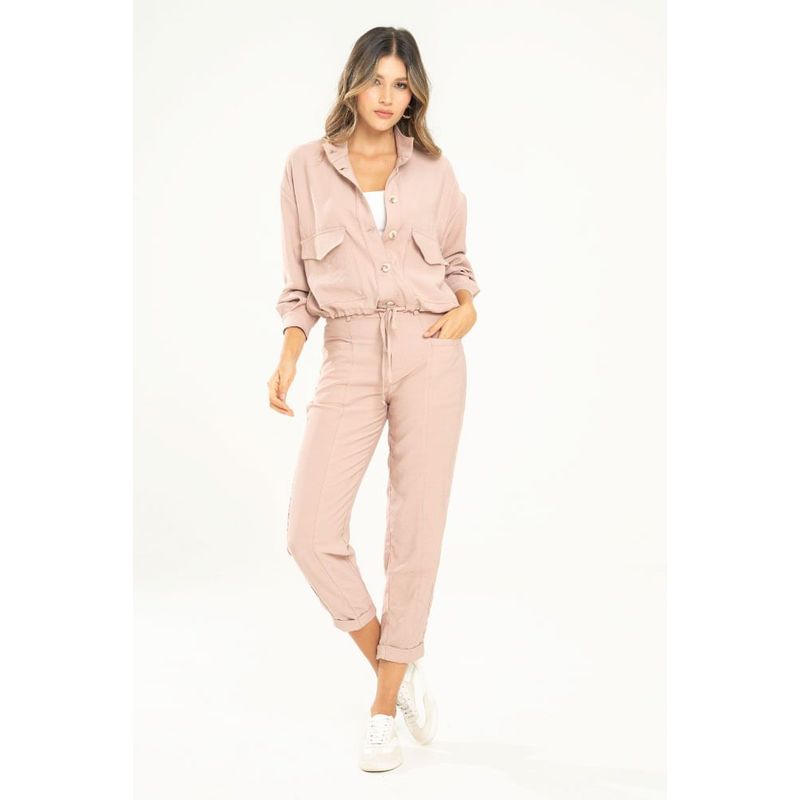 RAGGED - Pantalon slouchy Nude Ragged
