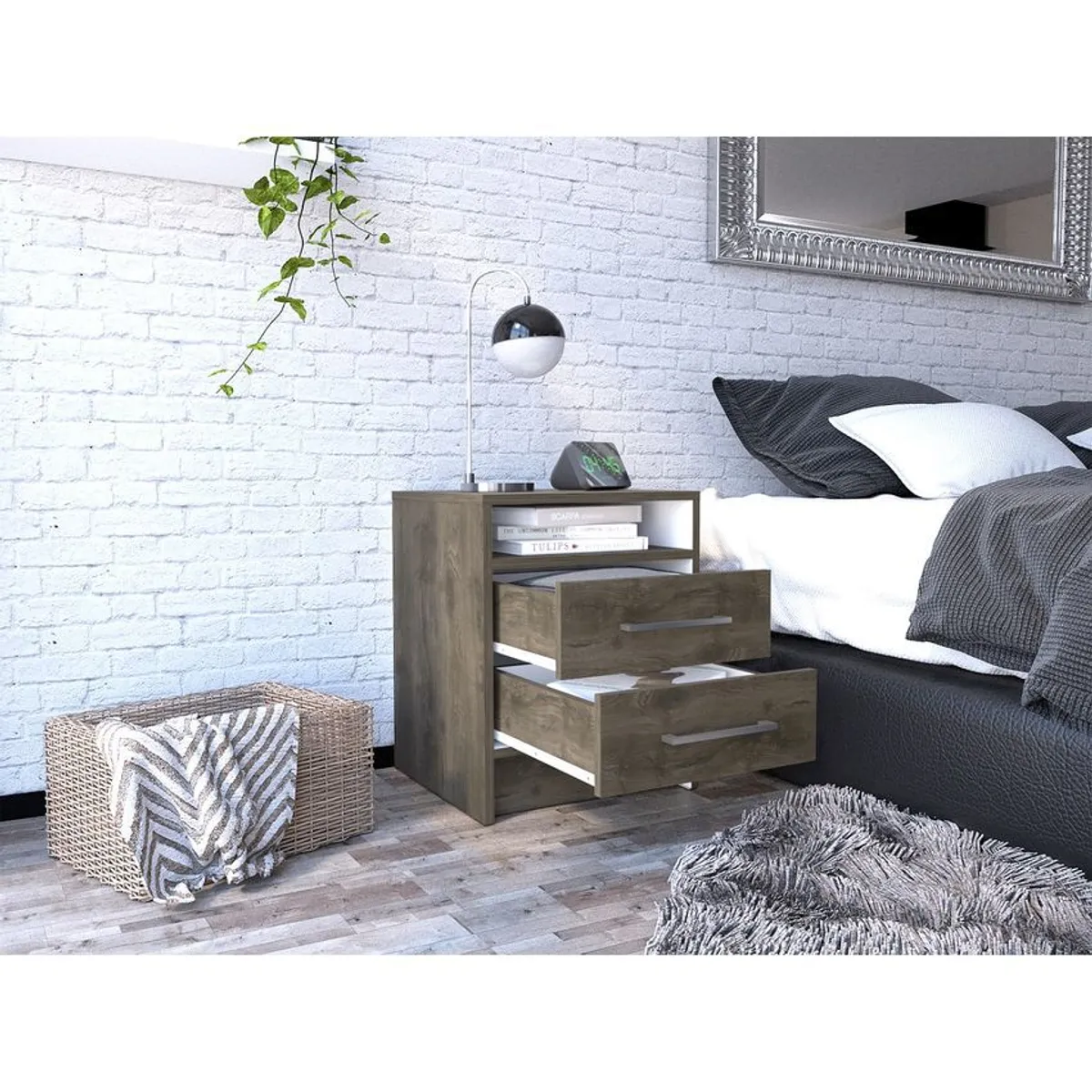 RTA MUEBLES - Mesa de noche eter 50.7x40x37.3 bellota rta mbb 7801