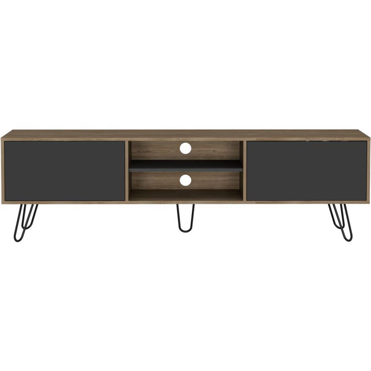 RTA MUEBLES - Rack para tv 80" vassel miel+plomo rmp 5399 RTA