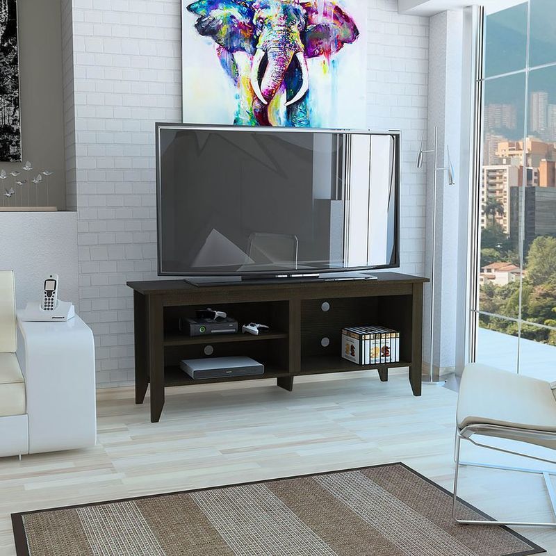 RTA MUEBLES - Rack tv essential lite wg/ng rta muebles rlw 2366