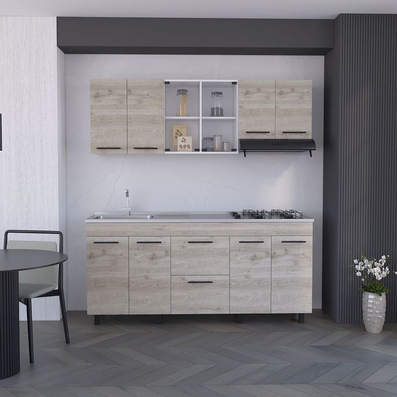 RTA MUEBLES - Cocina 1.80 ankara izquierda coñac cbz 9335