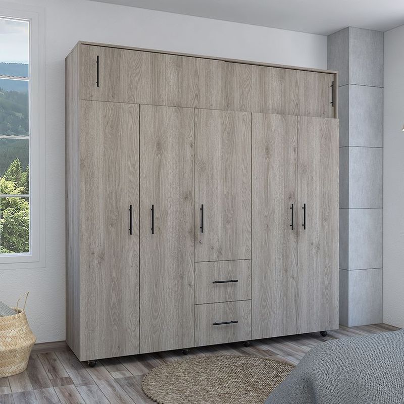 RTA MUEBLES - Armario Montevideo Blanco Bardolino rta muebles acb 5431