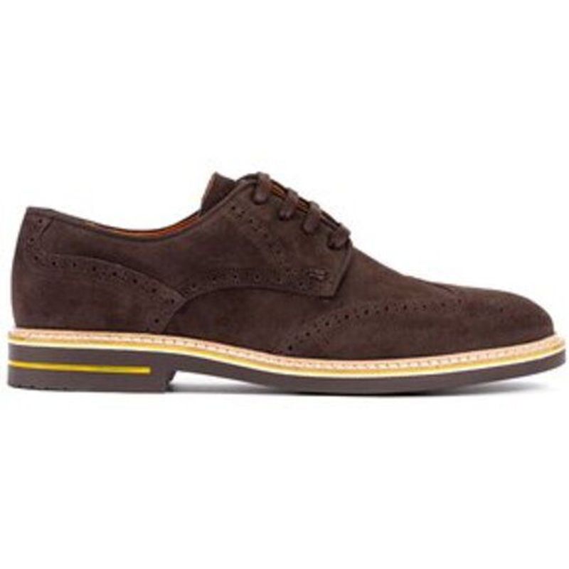OVERSTATE - Zapatos  En Cuero Para Hombre  CA-6191-1396OV Marrón