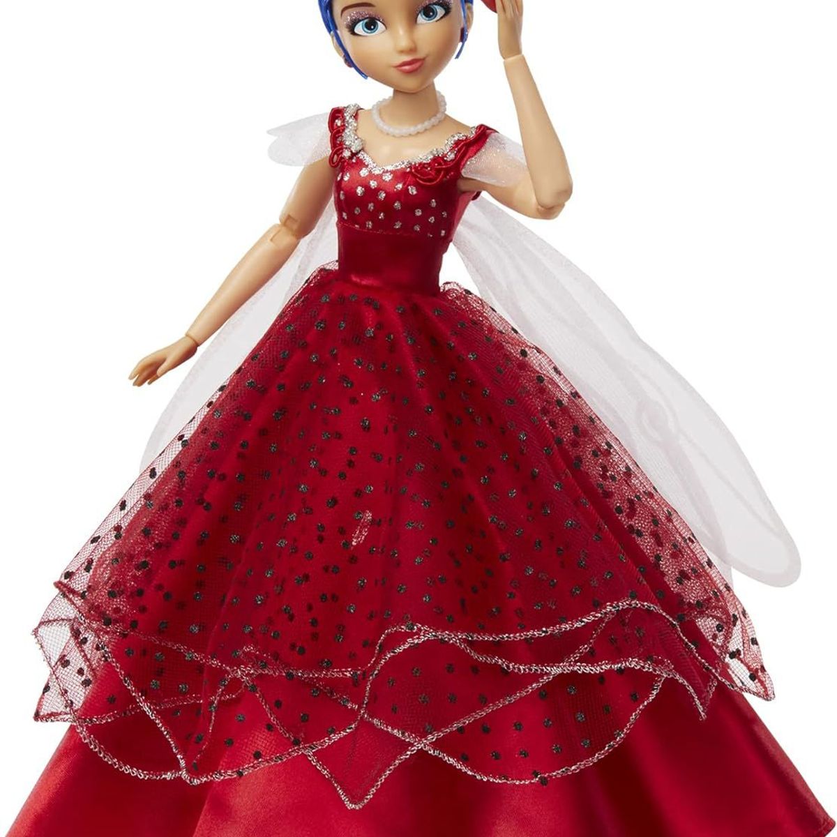 PLAYMATES TOYS - Muñeca Marinette Miraculous Ladybug con vestido Película