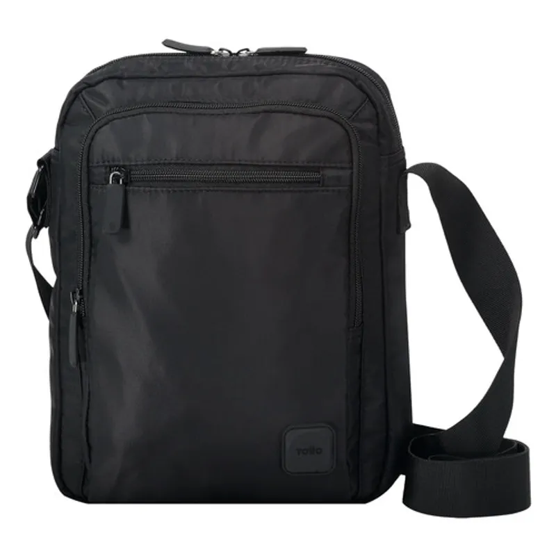 TOTTO - Bolso Hombre Porta Tableta 10" Bayonne Negro