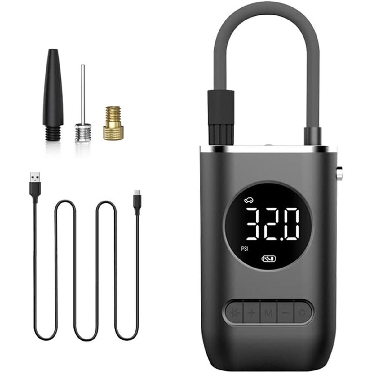 ONE PIXEL - Inflador De llantas Mini Portable Compressor Motocicleta Carro Bici