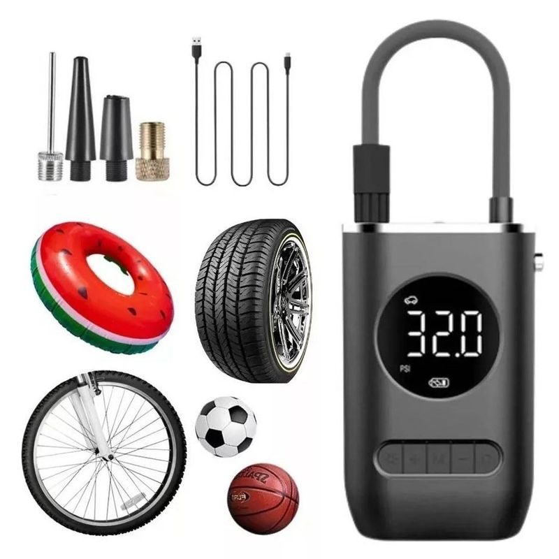 ONE PIXEL - Compresor Mini Portátil Recargable Para Carro Bici Czk ONE PIXEL
