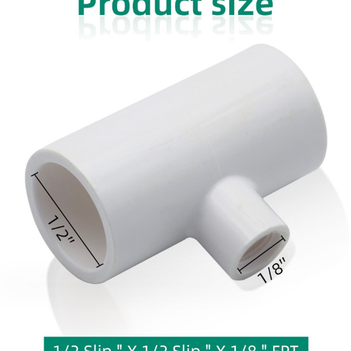 GENERICO - Bebedero Automático Copa Conector T PVC media pulgada pollos