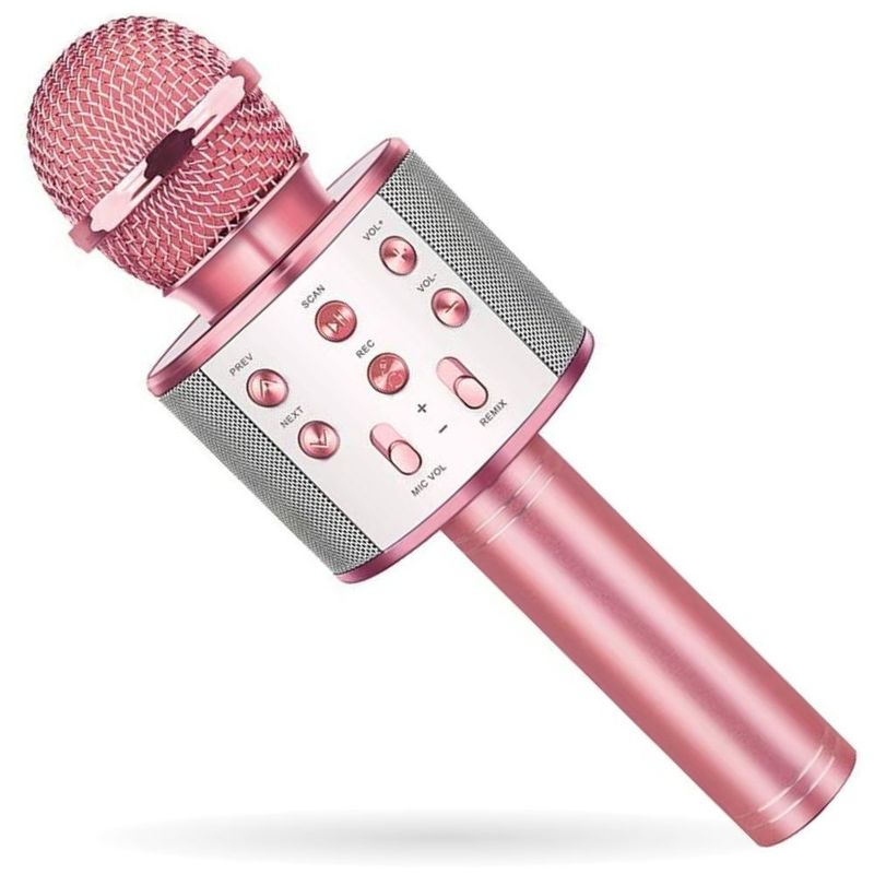GENERICO - Micrófono Karaoke Parlante Recargable Con Bluetooth Ws-858
