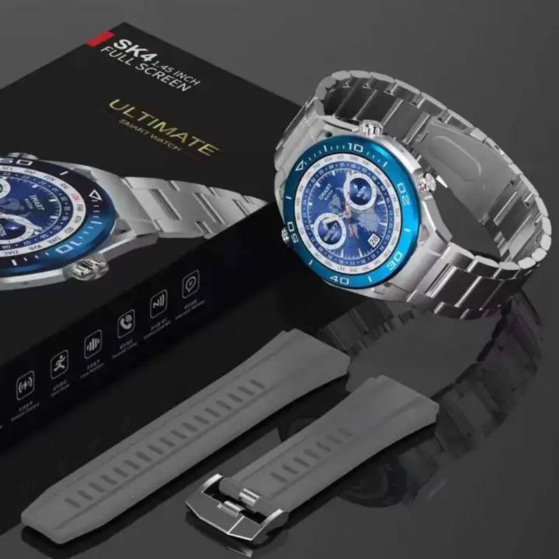 GENERICO - Smartwatch Nuevo SK4 Full Screen Ultimate Negro.