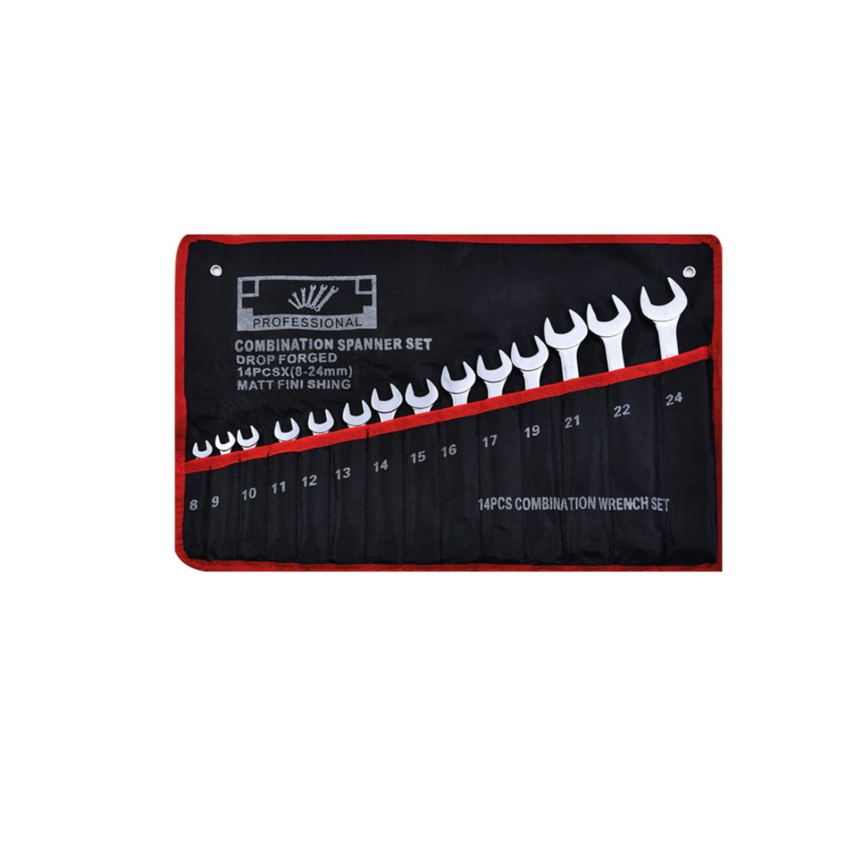 TRIPLE CLEAN - Juego Herramientas Llaves Mixtas 6-24 Mm 14 Piezas