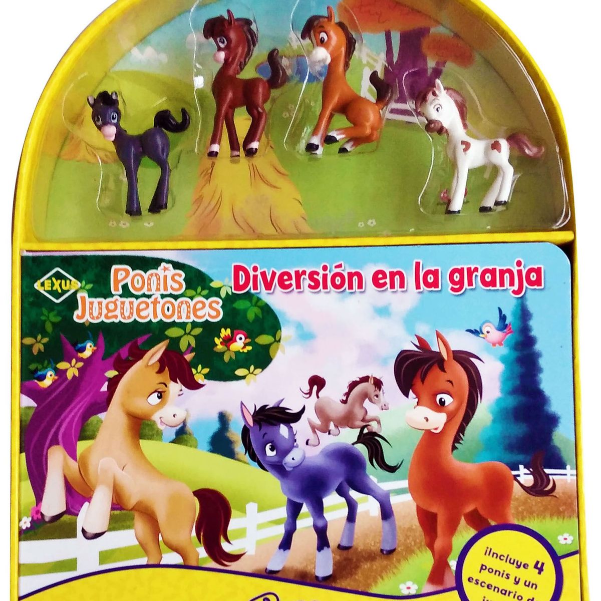 BOOKS - Super Cuento Diversion En La Granja Incluye 4 Animalitos