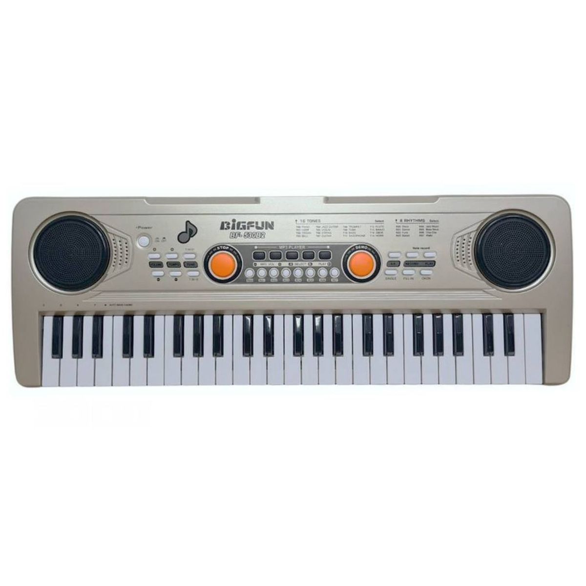 ONE PIXEL - Organeta Piano Electrónico Para Niños 49 Teclas Usb Bf-530.