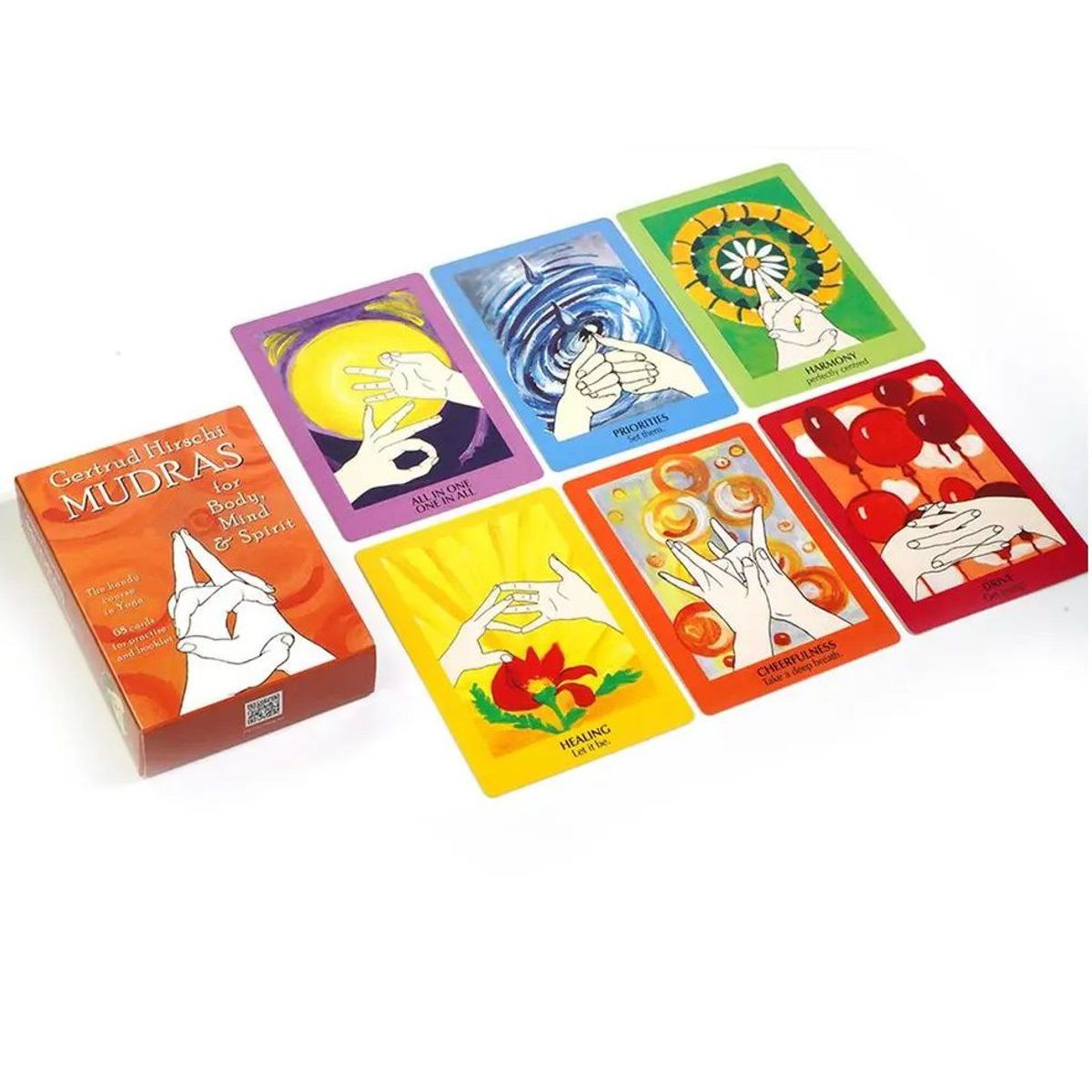 GENERICO - Cartas Mudras Yoga Para Cuerpo Mente Espiritu 68 Cartas